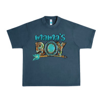 Midnight Navy Mama's boy Mother's Day Urban Heavy Tee - FaDigitalArtStudio