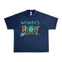 Navy Mama's boy Mother's Day Urban Heavy Tee - FaDigitalArtStudio
