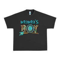 Pigment Black Mama's boy Mother's Day Urban Heavy Tee - FaDigitalArtStudio
