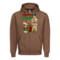 Chestnut christmas cocktail martini and gift Zipper Hoodie - AdoDesignShop