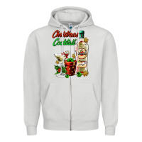 Christmas Cocktail Martini And Gift Zipper Hoodie | Teevron