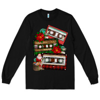 Black christmas cassette gemstone Long Sleeve Tee - FaDigitalArtStudio