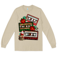 Mushroom christmas cassette gemstone Long Sleeve Tee - FaDigitalArtStudio