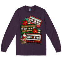 Plum christmas cassette gemstone Long Sleeve Tee - FaDigitalArtStudio