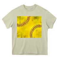 Mossy distressed softball pattern Heavy Core Tee - TumblerDesignByShophia
