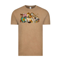 Vintage Coffee Cows And Coffee Vintage Tee - FaDigitalArtStudio