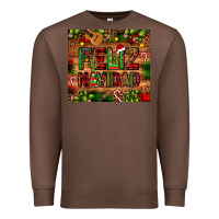 Chestnut feliz navidad Christmas cactus leopard Premium Sweatshirt - JahusDesignShop