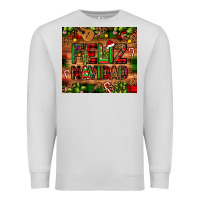 Dove Grey feliz navidad Christmas cactus leopard Premium Sweatshirt - JahusDesignShop