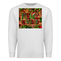 Oatmeal Heather feliz navidad Christmas cactus leopard Premium Sweatshirt - JahusDesignShop