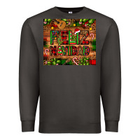 Smoke feliz navidad Christmas cactus leopard Premium Sweatshirt - JahusDesignShop