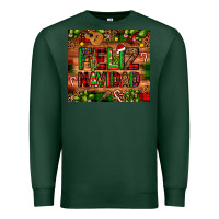 Sports Green feliz navidad Christmas cactus leopard Premium Sweatshirt - JahusDesignShop