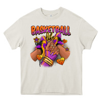 Cream Basketball life afro girl sneakers Heavy Core Tee - RanaPortraitStore