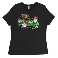 Mardi Gras Gnomes Truck Ladies Tee | Teevron