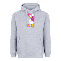 Heather Grey daisy duck Heavyweight Hoodie - baoMotion