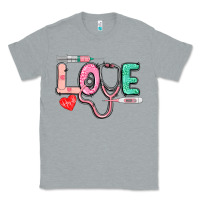 Heather Grey Love Nursing Classic Tee - CowGirlArtShop