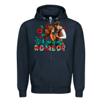 Navy where is my romeo Zipper Hoodie - AdoDesignShop