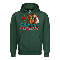 Sports Green where is my romeo Zipper Hoodie - AdoDesignShop