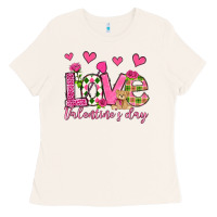 Love Valentine's Day Olivia Ladies Tee | Teevron