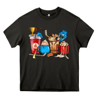 Asphalt Hockey coffee cups Heavy Core Tee - HowdyJamesFarm