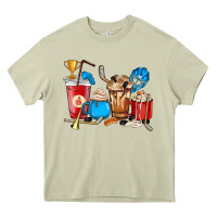 Mossy Hockey coffee cups Heavy Core Tee - HowdyJamesFarm