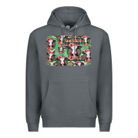 Rock baby cow floral aztec background Premium Hoodie - Jasminsmagicworld