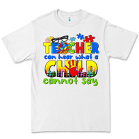 White teacher can hear what a child cannot say Premium Tee - CowGirlArtShop