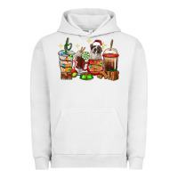 Pigment Lunar Rock Christmas coffee cups with Saint Bernard Urban Hoodie - RanaPortraitStore