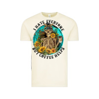Vintage Arctic I Hate Everyone But Coffee Helps Vintage Tee - FaDigitalArtStudio
