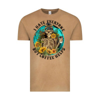 Vintage Camel I Hate Everyone But Coffee Helps Vintage Tee - FaDigitalArtStudio