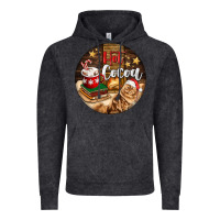 Vintage Black Hot Cocoa With Cat Vintage Hoodie - FaDigitalArtStudio