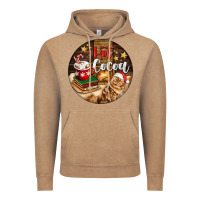 Vintage Coffee Hot Cocoa With Cat Vintage Hoodie - FaDigitalArtStudio