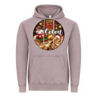 Vintage Zinc Hot Cocoa With Cat Vintage Hoodie - FaDigitalArtStudio
