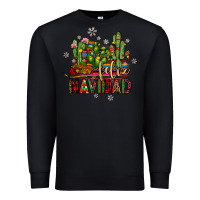 Black feliz navidad cactus Premium Sweatshirt - JahusDesignShop