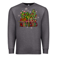 Charcoal Heather feliz navidad cactus Premium Sweatshirt - JahusDesignShop