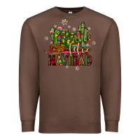 Chestnut feliz navidad cactus Premium Sweatshirt - JahusDesignShop