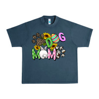 Midnight Navy Dog mom Easter Mother's Day Urban Heavy Tee - FaDigitalArtStudio