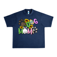 Navy Dog mom Easter Mother's Day Urban Heavy Tee - FaDigitalArtStudio