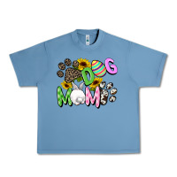 Pebble Blue Dog mom Easter Mother's Day Urban Heavy Tee - FaDigitalArtStudio