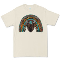 Bone western rainbow with bison Premium Tee - RanaPortraitStore