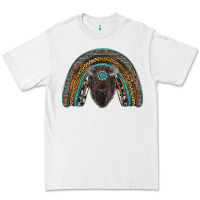 White western rainbow with bison Premium Tee - RanaPortraitStore