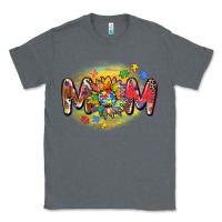 Charcoal Heather autism mom Classic Tee - CowGirlArtShop