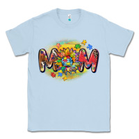 Dusty Blue autism mom Classic Tee - CowGirlArtShop