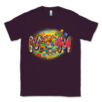 Plum autism mom Classic Tee - CowGirlArtShop