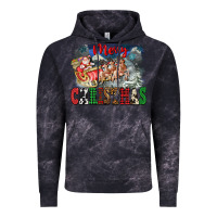 Cloud Black Merry Christmas Santa Sleigh Vintage Hoodie - FaDigitalArtStudio