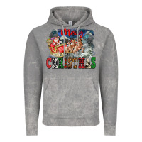 Cloud Rock Merry Christmas Santa Sleigh Vintage Hoodie - FaDigitalArtStudio
