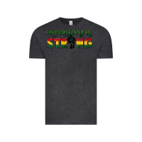 Vintage Black My history is strong Vintage Tee - FaDigitalArtStudio