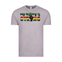 Vintage Zinc My history is strong Vintage Tee - FaDigitalArtStudio