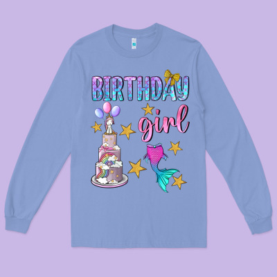 Birthday Girl Long Sleeve Tee Designed By Bundleandbundleshop