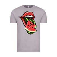 Vintage Zinc Watermelon Tongue Vintage Tee - Jasminsmagicworld