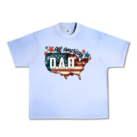 Grape Ice All american dad Urban Heavy Tee - FaDigitalArtStudio
